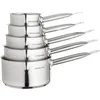 Image de ARTHUR MARTIN Set de de 5 Casseroles - Acier inoxydable - Intérieur satiné avec graduation - Bec verseur - Tous feux dont induction