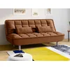 Image de Vente-unique - Canapé 3 Places Convertible clic-clac MISHAN en Tissu - Caramel