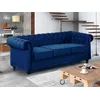 Image de Vente-unique - Canapé 3 Places Chesterfield - Velours Bleu Roi