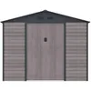 Image de Vente-unique - Abri de Jardin métal en Acier galvanisé Effet Bois Gris 5,40 m² - ADELMO