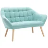 Image de Vente-unique - Canapé 2 Places en Tissu Vert d'eau Caserta