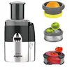 Image de magimix Extracteur de Jus Multifonction 3 en 1   Presse Agrumes, Centrifugeuse et Extraction à Froid   Moteur Puissant, Sans BPA, Facile à Nettoyer   Idéal Fruits & Légumes   Rouge