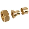 Image de PB TUB Raccord PER à glissement droit - Ecrou tournant 12x17 - Ø16 - Raccord et tube