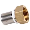 Image de PB TUB Raccord PER à sertir droit - Ecrou tournant 20x27 - Ø12 - Raccord et tube