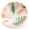 Image de Amadeus - 6 Assiettes creuse Natureva blanc/multicolore - 5.50x19 cm OS