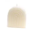 Image de Amadeus - Bougie Rainbow blanche GM blanche - 9.50x9 cm OS