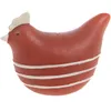 Image de Amadeus - Bougie poule Terra hauteur rouge - 10.50x7 cm OS