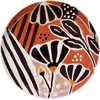 Image de Amadeus - 6 Assiettes plates Dalila marron - 26x2.50cm OS