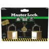 Image de Cadenas en laiton massif Master Lock - Lot de 2 - 40mm - Jaune