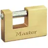 Image de Cadenas à clé laiton massif MASTER LOCK 76mm anse d.11xh.14mm 5 goupilles