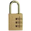 Image de Cadenas à combinaison programmable laiton MASTER LOCK 30mm anse d.5xh.24mm