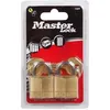 Image de Lot de 2 cadenas en laiton massif 30mm - MASTER LOCK