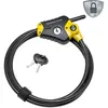 Image de Antivol - MASTER LOCK - Python 8433EURD - Longueur ajustable de 30 cm à 18 m - Acier torsadé - Noir