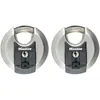 Image de Lot de 2 Cadenas à disque - MASTER LOCK - M40EURT - Acier inoxydable - 70 mm