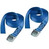 Image de Sangle à bagages - MASTER LOCK - 2.5 m x 25 mm - Lot de 2 - Résistance 100 Kg - Boucle Zamak