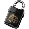 Image de Cadenas MASTER LOCK en acier laminé avec couverture - 54mm - 4 clés incluses