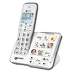 Image de Téléphone grosses touches sénior amplifié numérique sans fil amplidect295 photo - avec mémoire photo et répondeur int  en occasion ou reconditionné