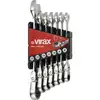 Image de 7 Clés à Cliquet à tête flexible 8-17 MM - VIRAX 310325