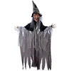 Image de P'TIT CLOWN - 22227- Automate Halloween Animé - Animatronique - Animatronics - Sorcière à Suspendre - Animée, Sonore, Lumineuse - Décoration Effrayante - Piles Non incluses (3 x AA) - 140 cm