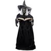 Image de P'TIT CLOWN - Sorcière Géante - Sonore, Lumineuse - Décoration spéciale Halloween - Fonctionne avec Piles (Non incluses) (Sorcière sur Pieds, 190 cm)