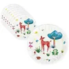 Image de CAM ET Leon - Accessoires Décoration d’Anniversaire Enfant - Thème Animaux de la Forêt - Assiettes, Gobelets, Serviettes, Confettis, Sachets, Cartes d’Invitation (Assiette x8)