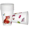Image de CAM ET Leon - Accessoires Décoration d’Anniversaire Enfant - Thème Animaux de la Forêt - Assiettes, Gobelets, Serviettes, Confettis, Sachets, Cartes d’Invitation (Gobelet x8)