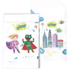 Image de CAM ET Leon - 22510 - Sachets Anniversaire Enfant - Lot de 8 - Thème Super-Héros - Sachets Bonbons - Sac Cadeau - Pochettes Fête Enfant