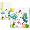 Image de CAM ET Leon - Accessoires Décoration d’Anniversaire Enfant - Thème Animaux de la Forêt - Assiettes, Gobelets, Serviettes, Confettis, Sachets, Cartes d’Invitation (Serviette x20)