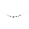 Image de CAM ET Leon - Accessoires Décoration Festive Argentés - Parfait pour Anniversaire (Guirlande Joyeux Anniversaire, 2,5 m)