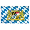 Image de P'TIT CLOWN - 23844 - Drapeau bavarois - Décoration Oktoberfest, Fête de la Bière - 90x150cm