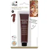 Image de P'TIT CLOWN - Fard à l'Eau avec Pinceau - Maquillage Déguisement - Make-up - Adulte - Peinture Visage - Lavable - Non Toxique - Halloween, Carnaval, Anniversaire, Cosplay, Kermesse (Marron)