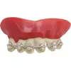 Image de P'TIT CLOWN - Dentier Appareil Dentaire - Parfait pour Déguisement d'halloween, Carnaval, Fêtes Costumées et Évènements à Thème