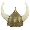 Image de P'TIT CLOWN - Casque de Viking Adulte - Accessoire de Déguisement - Parfait pour Compléter votre Costume pour Carnaval, Fêtes Costumées et Évènements à Thème (Or)