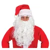 Image de P'TIT CLOWN - 47520 - Perruque et Barbe de Père Noël Blanche - Cheveux Synthétiques - Accessoire Déguisement Christmas Xmas pour Fêtes de Fin d’Année, Spectacle, Animation ou Soirée Costumée