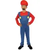 Image de P'tit Clown - 77103 - Costume plombier - enfant - bleu, rouge - 7/9 ans