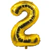 Image de Ballon aluminium chiffre doré 85 cm - Doré