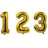 Image de Ballon aluminium chiffre doré 85 cm - Doré