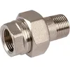 Image de Raccord union laiton nickelé droit à visser M 1/2" F 1/2" Thermador