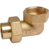 Image de Raccord union laiton coudé 90° à souder F 3/8" Ø 12 mm 98GCU Thermador