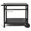 Image de Desserte pour plancha - LIVOO - GS130 - Plateau 85 x 50 cm - Convient pour les planchas 2 3 ou 4 brûleurs - Finition métal