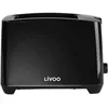 Image de Grille-pain 2 fentes - LIVOO - DOD162N - 750 W - Thermostat réglable : 7 niveaux - Noir