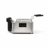 Image de Friteuse double LIVOO DOC217 - 2 x 3 L - Inox 3300W - Noir + Gris