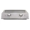 Image de Plancha électrique inox 2 thermostats - LIVOO - DOC302 - 2800W - Plaque amovible en acier inoxydable - 2 thermostats ajustables