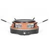 Image de Four à pizza 6 personnes - LIVOO - DOC304 - 1200W - 6 personnes - Ø10 cm - Antiadhésif - 6 mini pelles et 1 emporte-pièce inclus