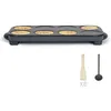 Image de Maxi crêpes party - LIVOO - DOC186G - 1500 W - 8 mini crêpes Ø 12 cm - Revêtement antiadhésif - Noir