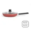 Image de Sauteuse - LIVOO MEP153R - 26 cm - Antiadhésif sans PFOA ni PFOS - Poignée silicone - Tous feux dont induction - Rouge