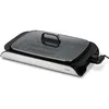 Image de Livoo - Plancha grill avec couvercle DOC321-2000W, 40x30cm, 2 en 1, sans PFOA/PFOS
