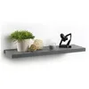 Image de Modul'Home 6RAN792GR Etagère Flottante Panneau/MDF Gris Anthracite 75 x 22,8 x 3,4 cm