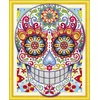 Image de Broderie Diamond Painting - Tête de Mort Mexicaine - 47 x 57 cm