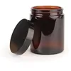 Image de Pot en verre Ambré - Pommadier - 180 ml